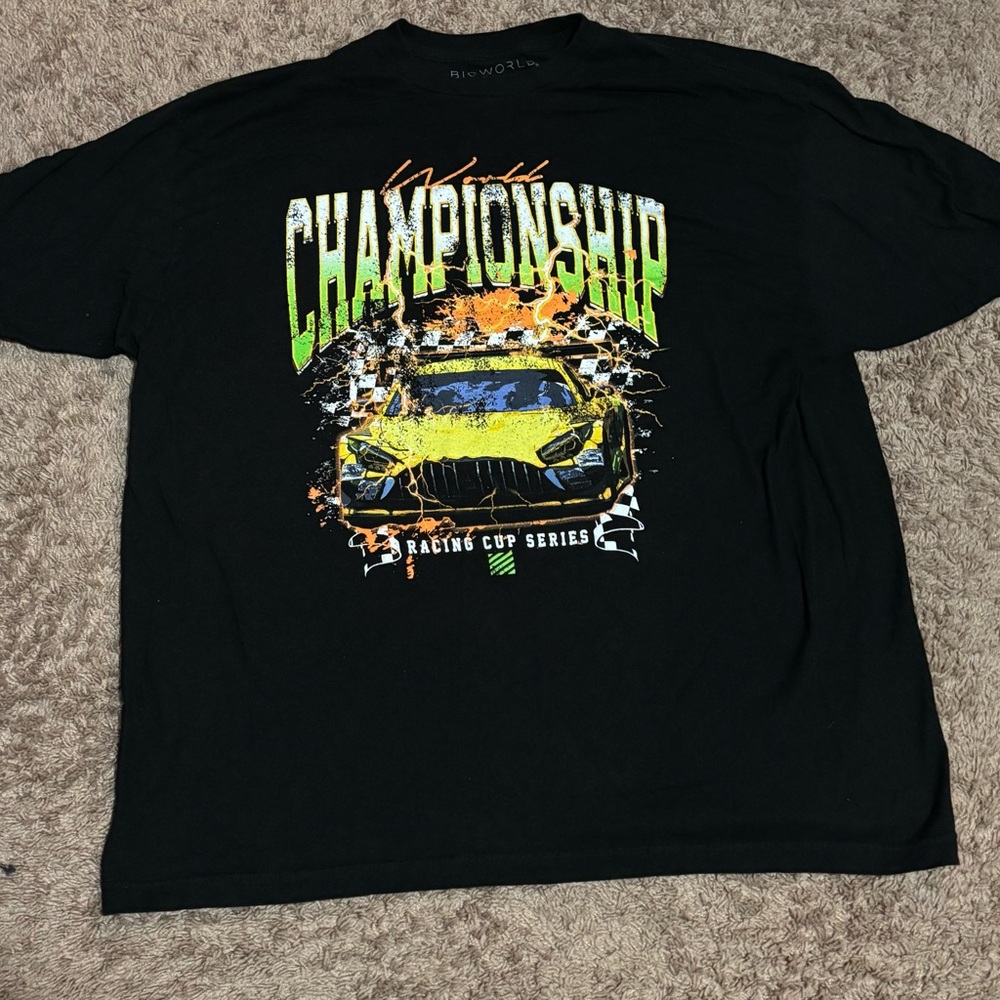 Bioworld Black and Yellow Championship Racing Tee